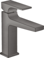 Hansgrohe Metropol Single Lever Basin Mixer 110 with Lever Handle and Push-open Waste - Brushed Black Chrome - 32507340
