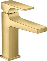 Hansgrohe Metropol Single Lever Basin Mixer 110 with Lever Handle and Push-open Waste - Polished Gold Optic - 32507990
