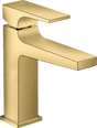 Hansgrohe Metropol Single Lever Basin Mixer 110 with Lever Handle and Push-open Waste - Polished Gold Optic - 32507990