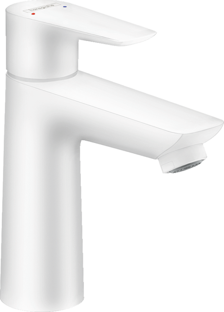 Hansgrohe Talis E Single Lever Basin Mixer 110 With Pop-up Waste - Matt White - 71710700