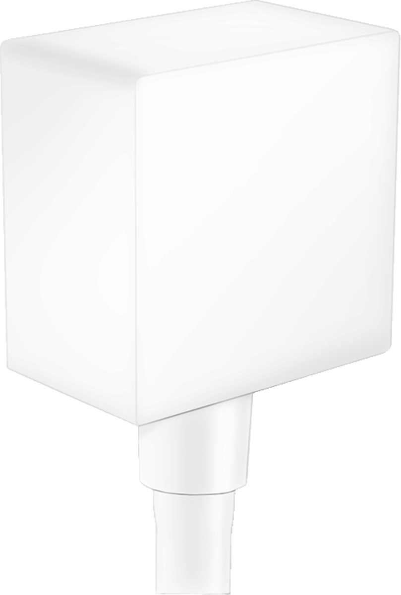 Hansgrohe Fixfit Wall Outlet Square - Matt White - 25036700