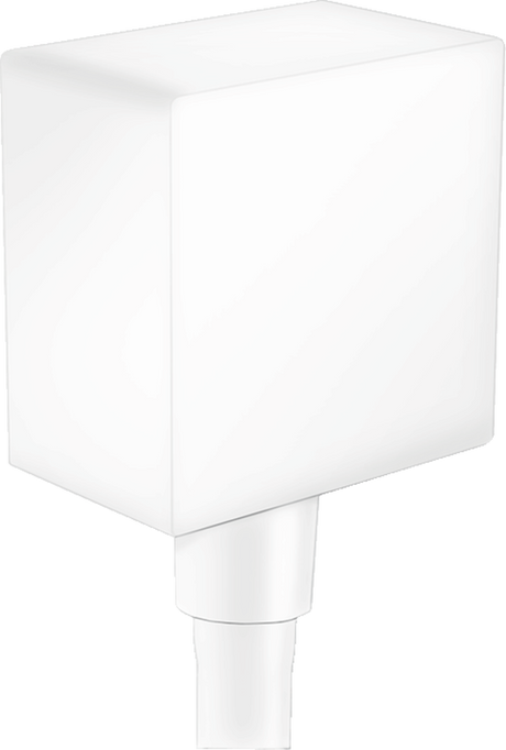 Hansgrohe Fixfit Wall Outlet Square - Matt White - 25036700