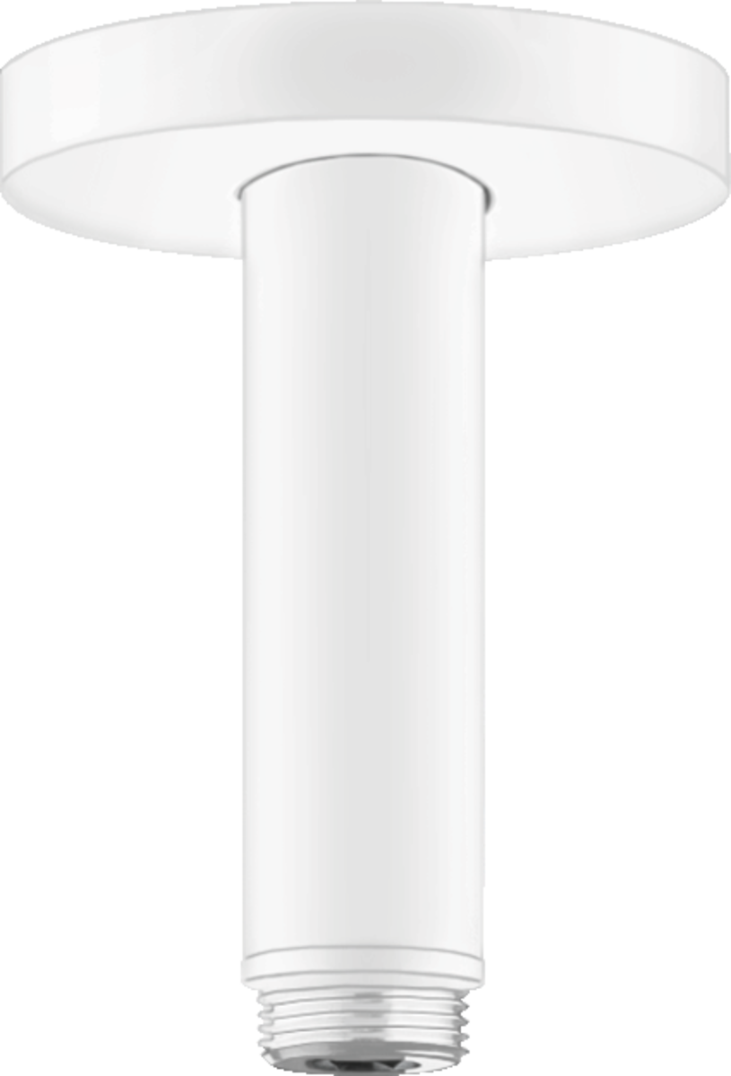 Hansgrohe Ceiling Connector S 100 mm - Matt White  - 27393700