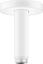 Hansgrohe Ceiling Connector S 100 mm - Matt White  - 27393700