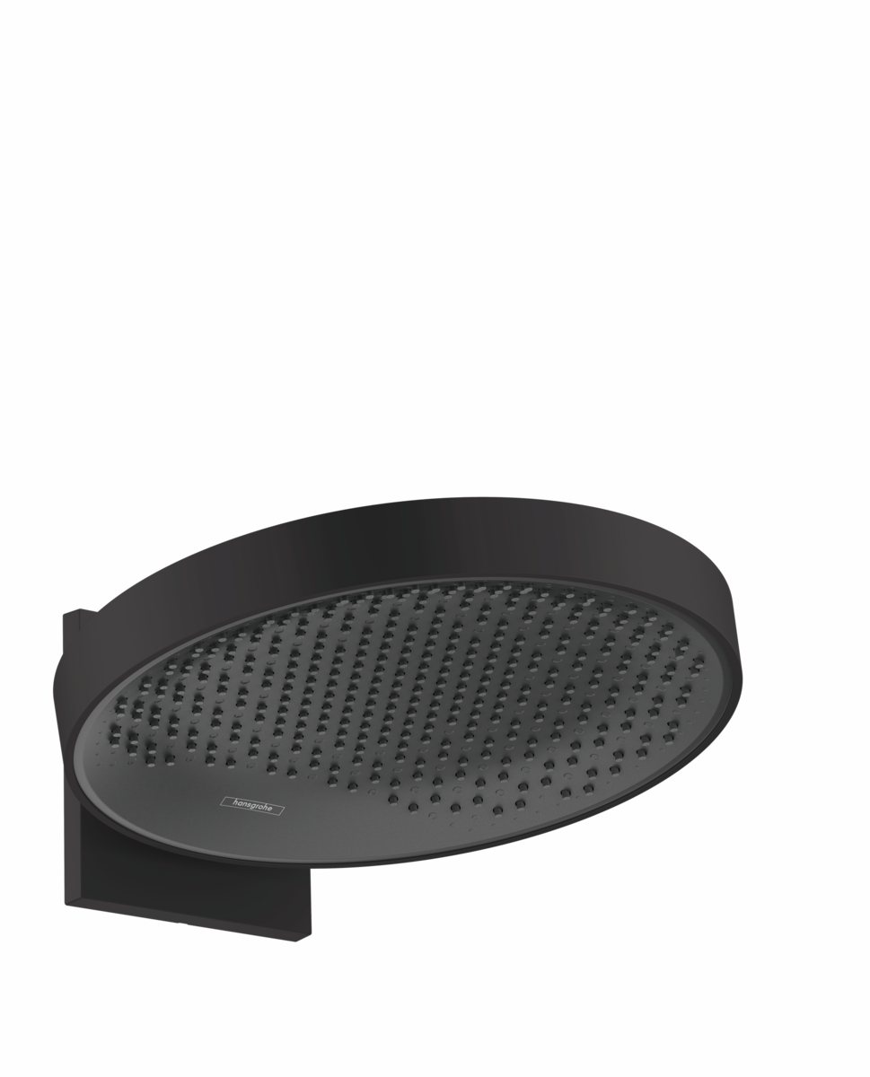 Hansgrohe Rainfinity Overhead Shower 360 1jet With Wall Connector - Matt Black - 26230670