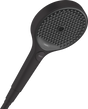 Hansgrohe Rainfinity Hand shower 130 in matt black with three adjustable jet types and ergonomic design.