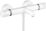 Hansgrohe Ecostat Thermostatic Bath Mixer Comfort For Exposed Installation - Matt White - 13114700