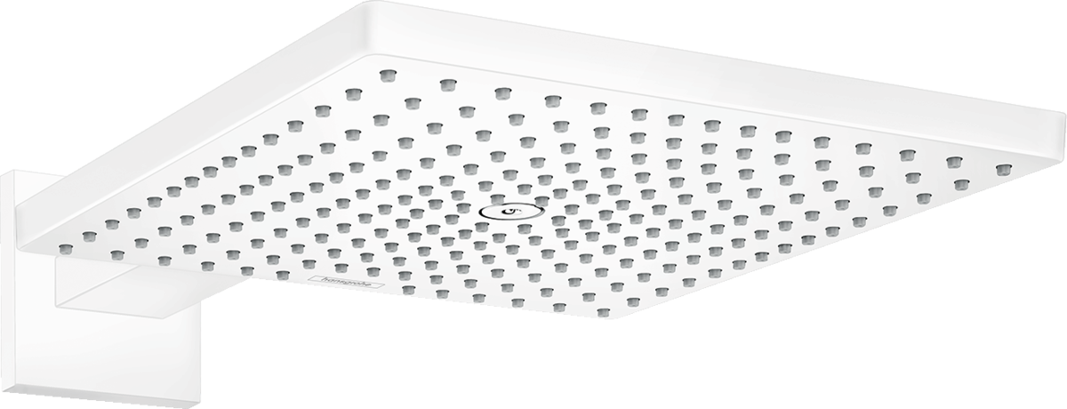 Hansgrohe Raindance E Overhead Shower 300 1jet with Shower Arm - Matt White - 26238700
