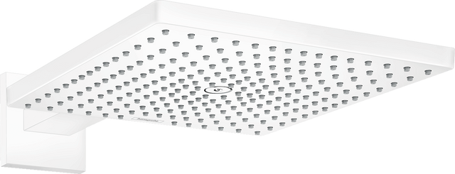 Hansgrohe Raindance E Overhead Shower 300 1jet with Shower Arm - Matt White - 26238700
