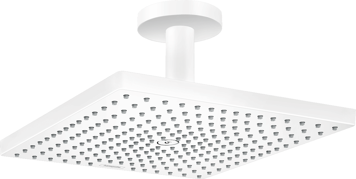 Hansgrohe Raindance E Overhead Shower 300 1jet With Ceiling Connector - Matt White - 26250700