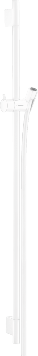 Hansgrohe Unica Shower Rail S Puro 900 mm With Isiflex Shower Hose 1600 mm - Matt White - 28631700