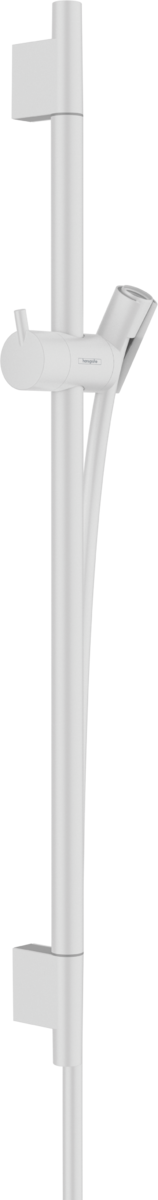 Hansgrohe Unica Shower Rail S Puro 650mm with Isiflex Shower Hose 1600mm - Matt White - 28632700