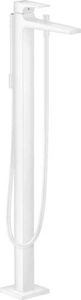 Hansgrohe Metropol Single Lever Bath Mixer Floor Standing with Lever Handle - Matt White - 32532700