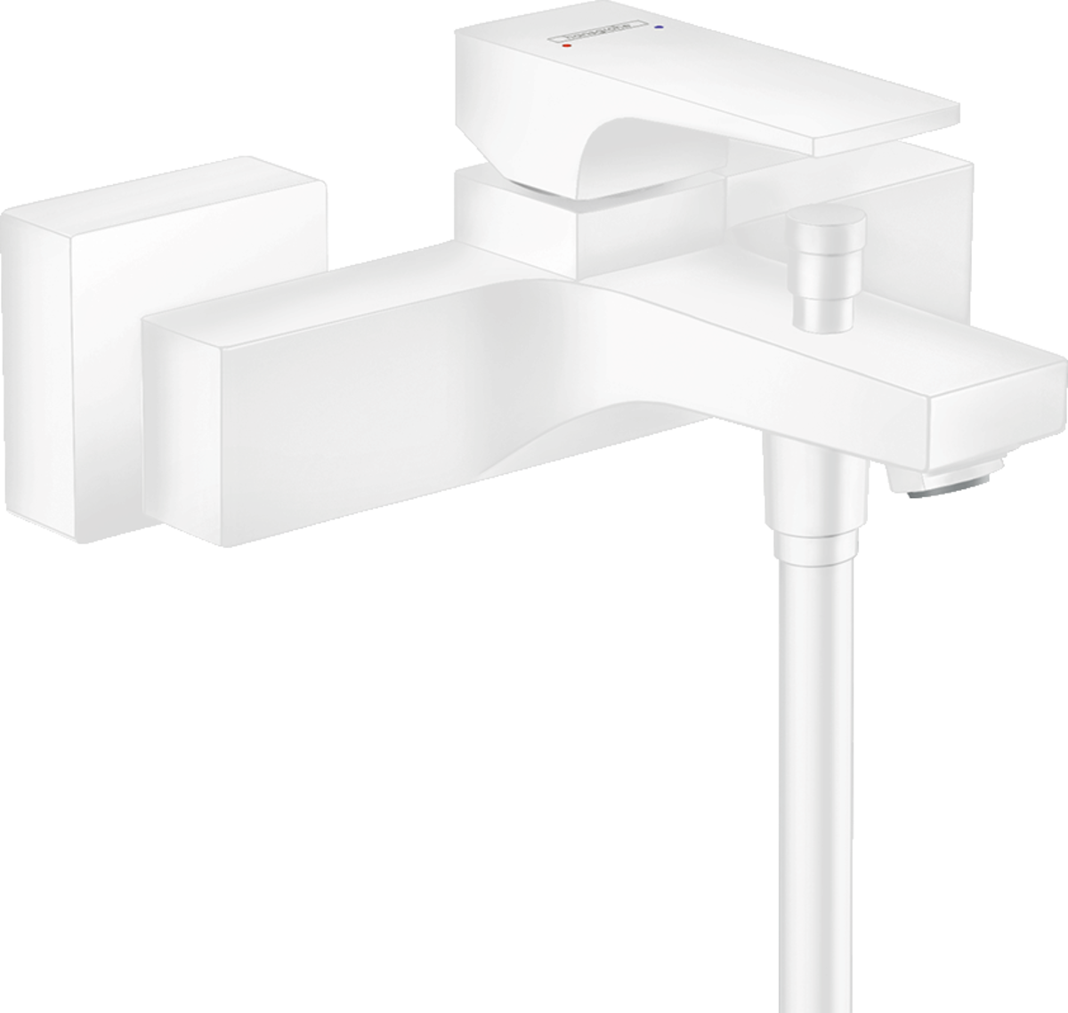 Hansgrohe Metropol Single Lever Manual Bath Mixer For Exposed Installation With Lever Handle - Matt White - 32540700