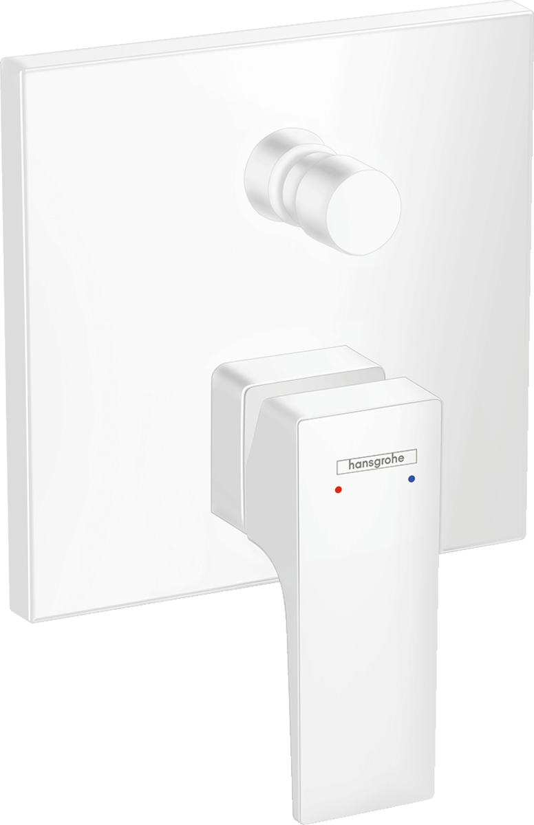 Hansgrohe Metropol Single Lever Manual Bath Mixer For Concealed Installation With Lever Handle - Matt White - 32545700