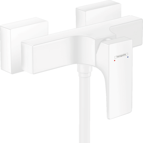 Hansgrohe Metropol Single Lever Manual Shower Mixer For Exposed Installation With Lever Handle - Matt White - 32560700