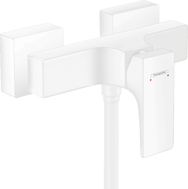 Hansgrohe Metropol Single Lever Manual Shower Mixer For Exposed Installation With Lever Handle - Matt White - 32560700