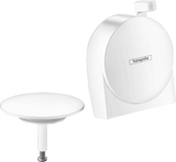 Hansgrohe Exafill S Finish Set Bath Filler Waste And Overflow Set - Matt White - 58117700