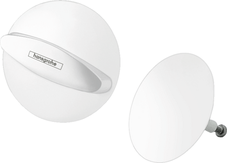 Hansgrohe Flexaplus Finish Set Waste And Overflow Set - Matt White - 58185700