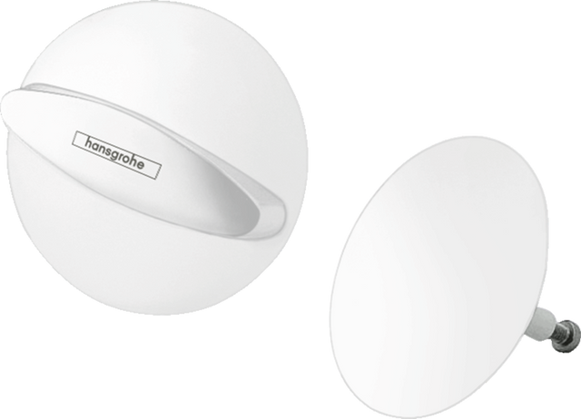 Hansgrohe Flexaplus Finish Set Waste And Overflow Set - Matt White - 58185700