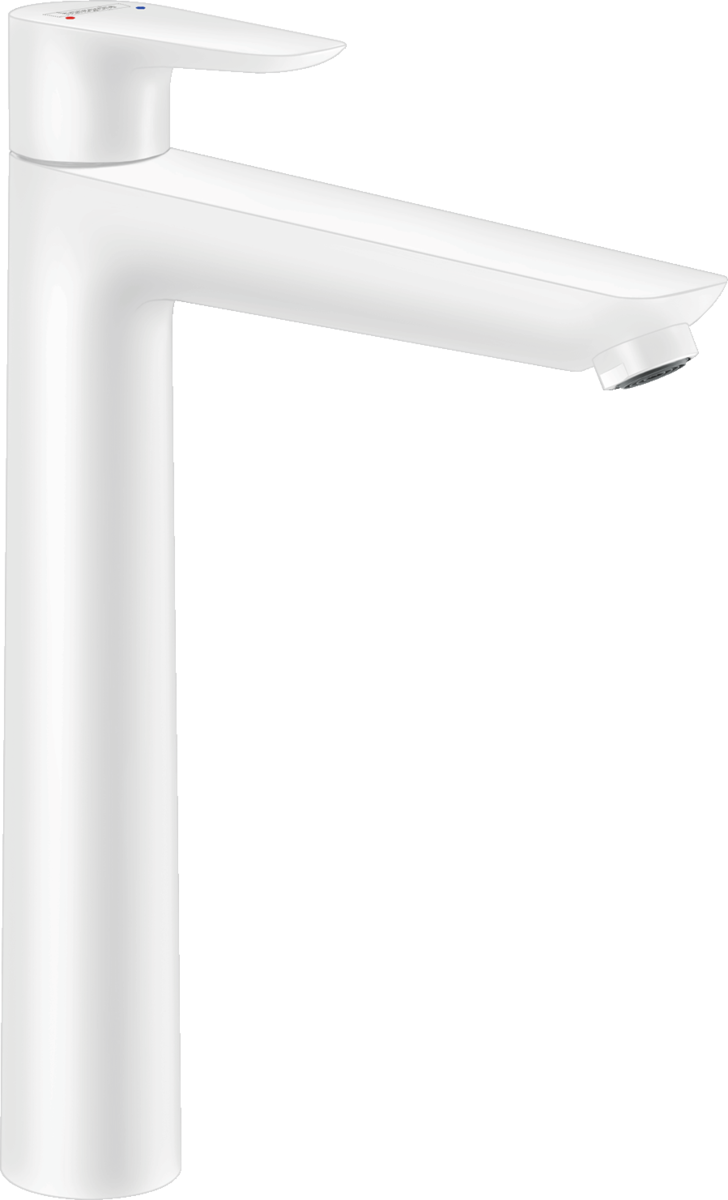Hansgrohe Talis E Single Lever Basin Mixer 240 with Pop-up Waste - Matt White - 71716700