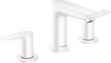 Hansgrohe Talis E 3-hole Basin Mixer With Pop-up Waste - Matt White - 71733700