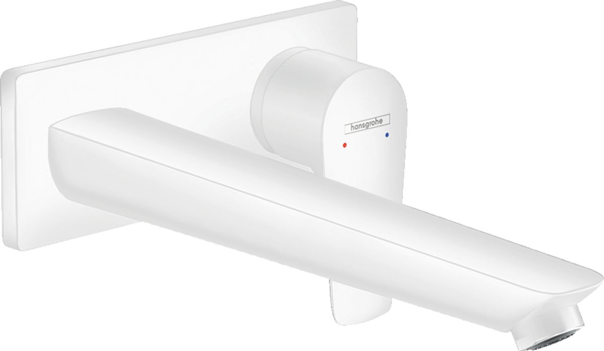 Hansgrohe Talis E Single Lever Basin Mixer For Concealed Installation With Spout 225 mm - Matt White - 71734700