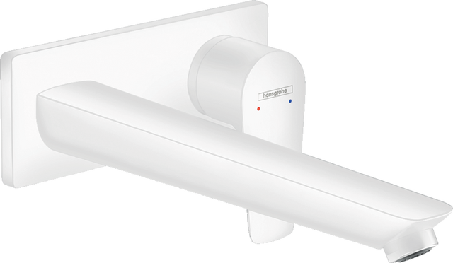 Hansgrohe Talis E Single Lever Basin Mixer For Concealed Installation With Spout 225 mm - Matt White - 71734700