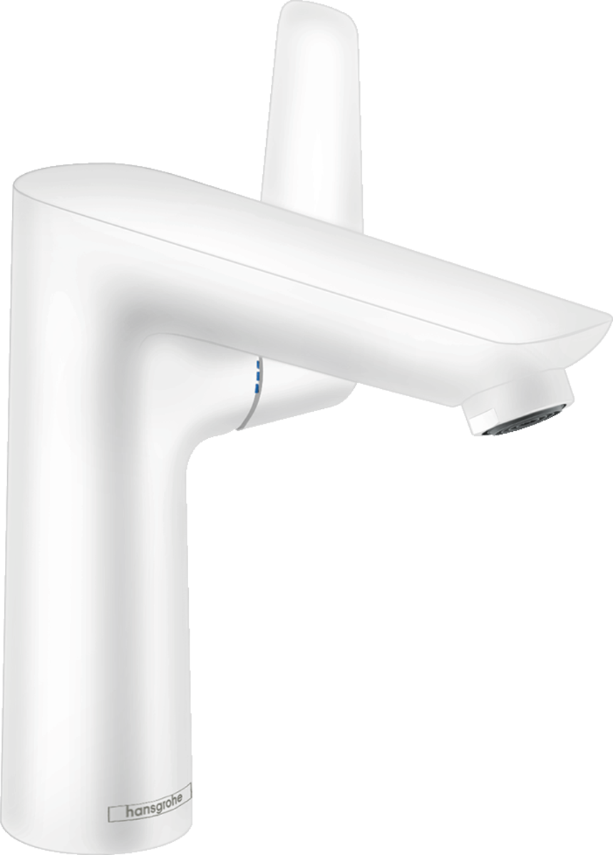Hansgrohe Talis E Single Lever Basin Mixer 150 with Pop-up Waste - Matt White - 71754700