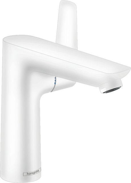 Hansgrohe Talis E Single Lever Basin Mixer 150 with Pop-up Waste - Matt White - 71754700
