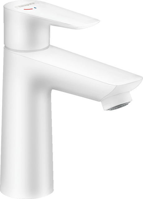 Hansgrohe Talis E Single Lever Basin Mixer 110 Coolstart with Pop-up Waste - Matt White - 71713700