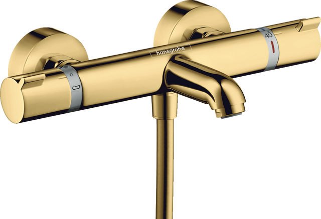 Hansgrohe Ecostat Thermostatic Bath Mixer Comfort For Exposed Installation - Polished Gold-optic - 13114990