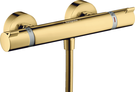 Hansgrohe Ecostat Thermostatic Shower Mixer Comfort For Exposed Installation - Polished Gold-optic - 13116990