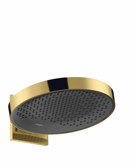 Hansgrohe Rainfinity Overhead Shower 360 1jet With Wall Connector - Polished Gold-optic - 26230990