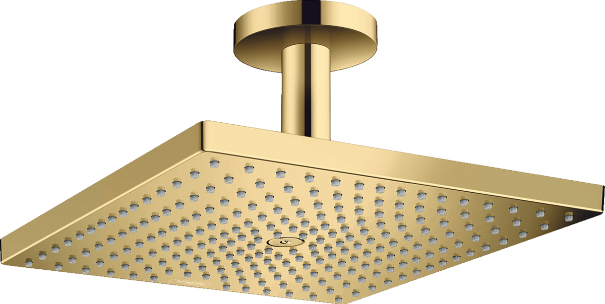 Hansgrohe Raindance E Overhead Shower 300 1jet With Ceiling Connector - Polished Gold Optic - 26250990