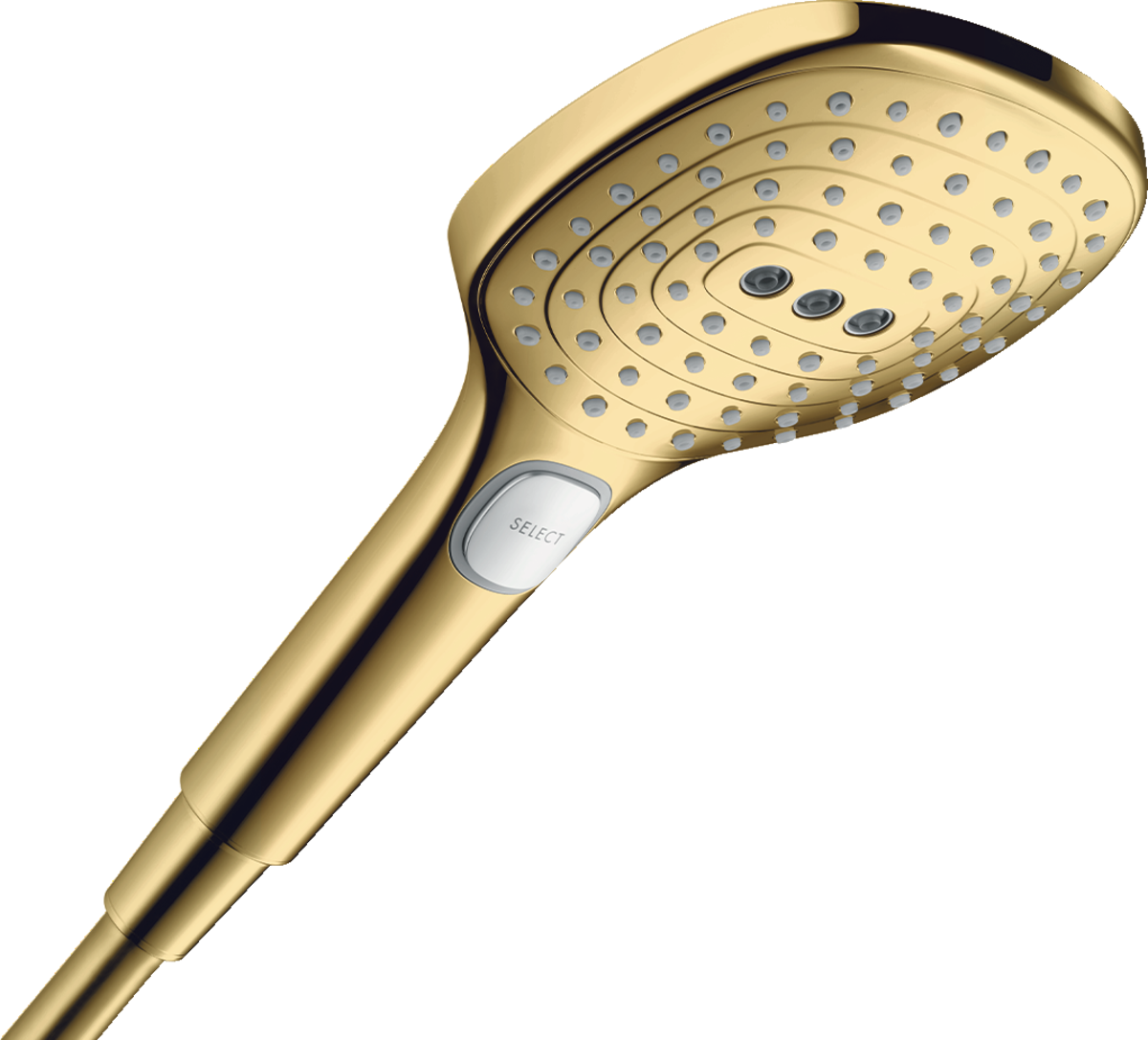 Hansgrohe Raindance Select E Hand Shower 120 3jet - Polished Gold-optic - 26520990
