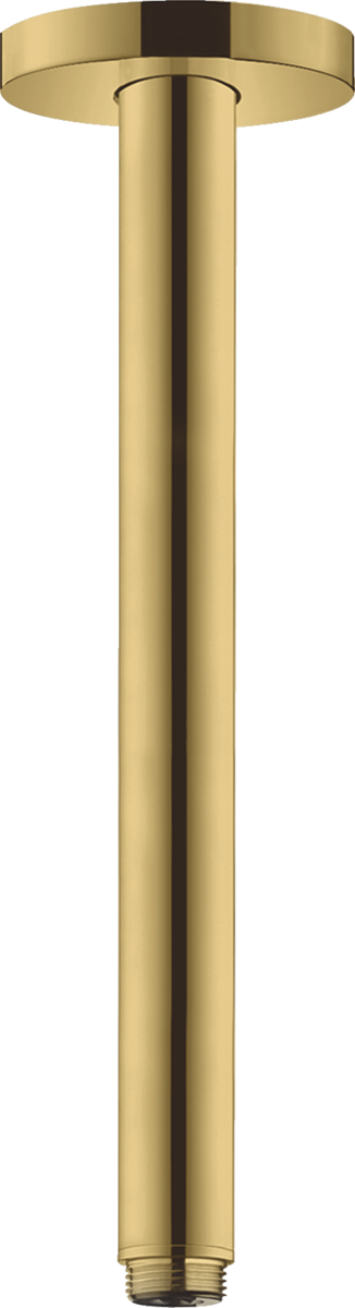 Hansgrohe Ceiling Connector S 300mm - Polished Gold Optic - 27389990