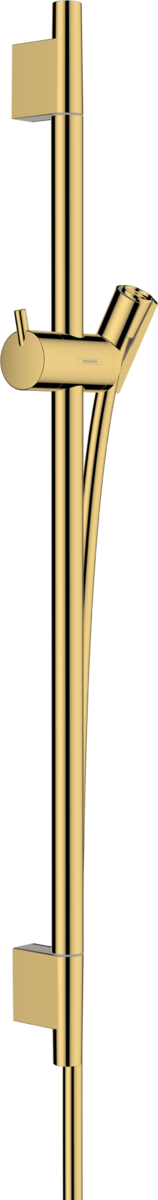 Hansgrohe Unica Shower Rail S Puro 650mm with Isiflex Shower Hose 1600mm - Polished Gold Optic - 28632990