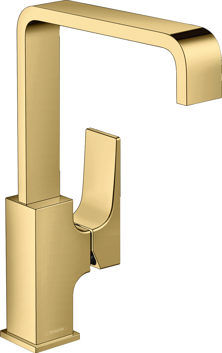 Hansgrohe Metropol Single Lever Basin Mixer 230 with Lever Handle And Push-open Waste - Polished Gold Optic - 32511990