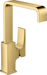 Hansgrohe Metropol Single Lever Basin Mixer 230 with Lever Handle And Push-open Waste - Polished Gold Optic - 32511990