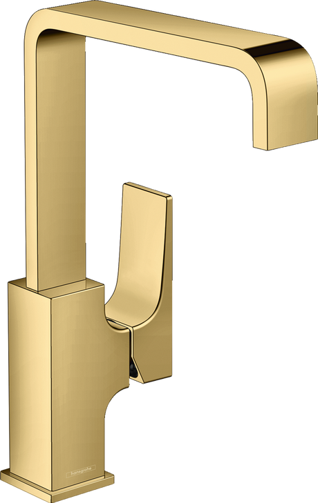 Hansgrohe Metropol Single Lever Basin Mixer 230 with Lever Handle And Push-open Waste - Polished Gold Optic - 32511990