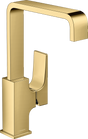 Hansgrohe Metropol Single Lever Basin Mixer 230 with Lever Handle And Push-open Waste - Polished Gold Optic - 32511990