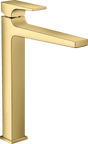 Hansgrohe Metropol Single Lever Basin Mixer 260 with Lever Handle For Wash Bowls With Push-open Waste - Polished Gold Optic - 32512990