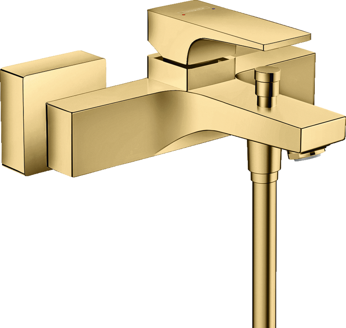 Hansgrohe Metropol Single Lever Manual Bath Mixer For Exposed Installation With Lever Handle - Polished Gold Optic - 32540990