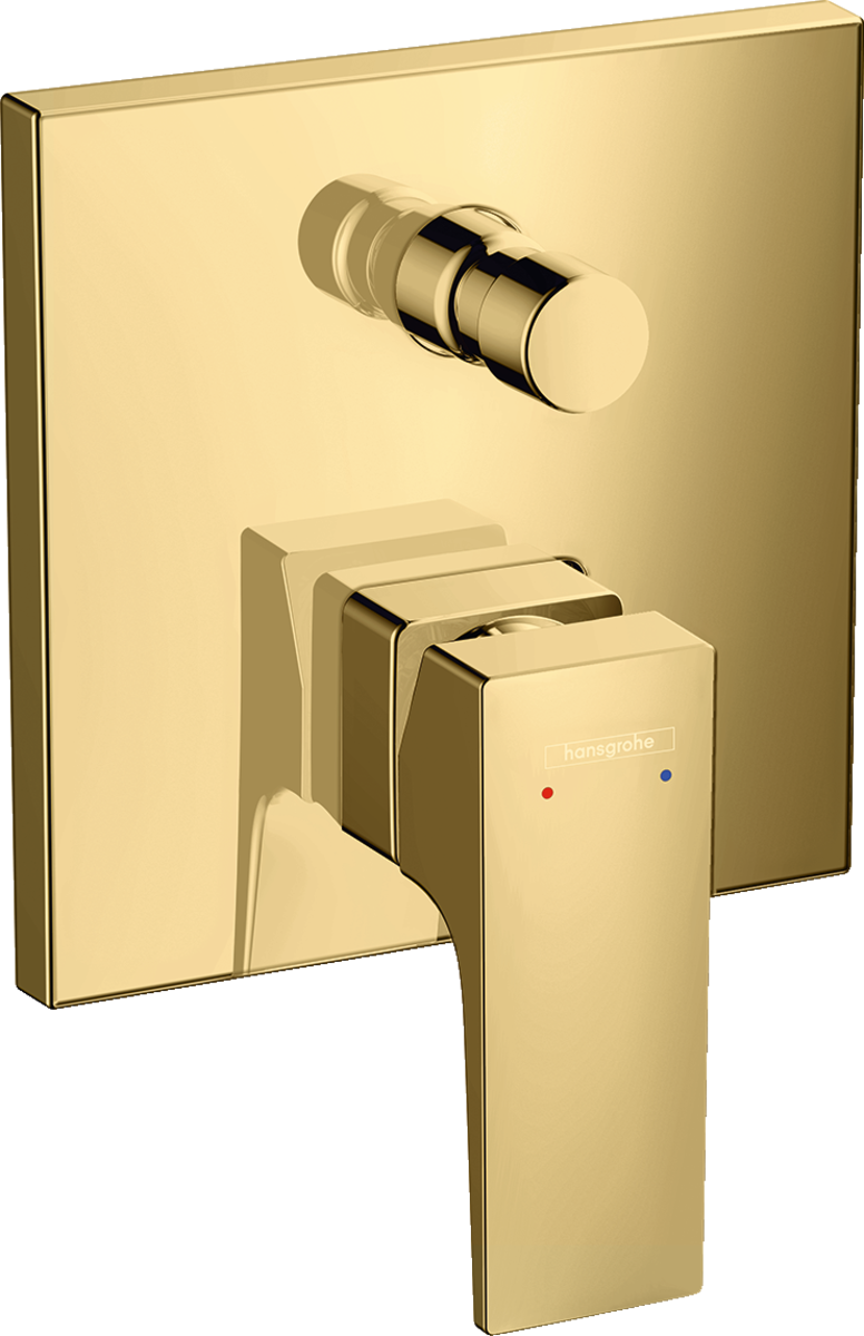 Hansgrohe Metropol Single Lever Manual Bath Mixer For Concealed Installation With Lever Handle - Polished Gold Optic - 32545990