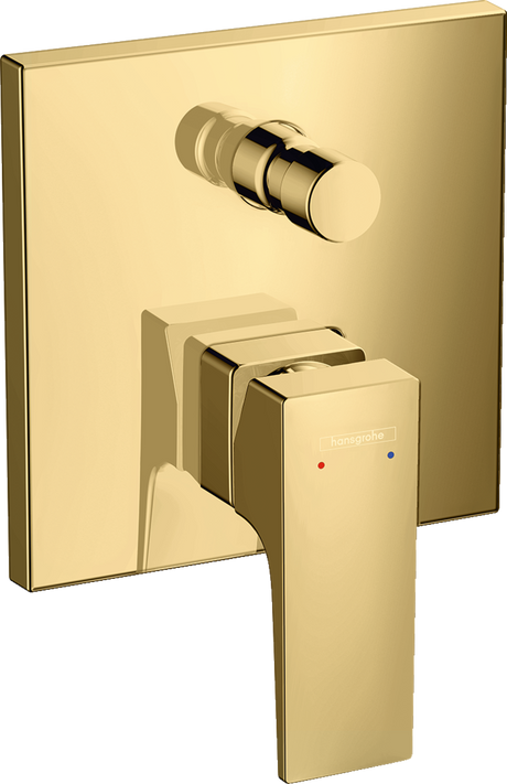 Hansgrohe Metropol Single Lever Manual Bath Mixer For Concealed Installation With Lever Handle - Polished Gold Optic - 32545990