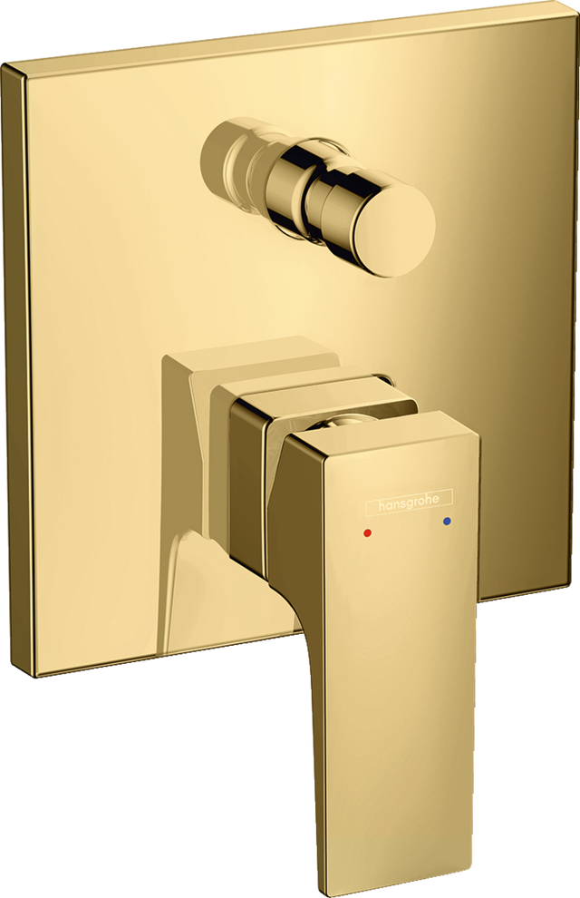 Hansgrohe Metropol Single Lever Manual Bath Mixer For Concealed Installation With Lever Handle - Polished Gold Optic - 32545990