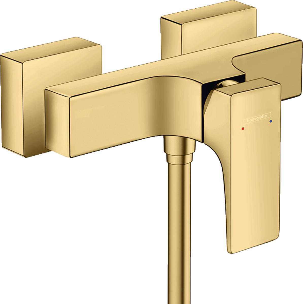 Hansgrohe Metropol Single Lever Manual Shower Mixer For Exposed Installation With Lever Handle - Polished Gold Optic - 32560990