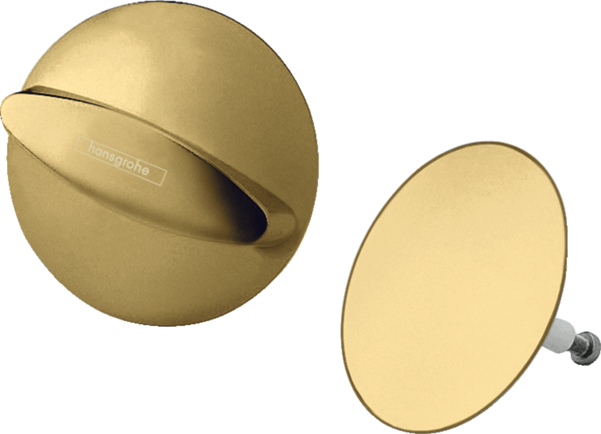 Hansgrohe Flexaplus Finish Set Waste And Overflow Set - Polished Gold-optic - 58185990