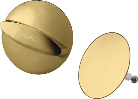 Hansgrohe Flexaplus Finish Set Waste And Overflow Set - Polished Gold-optic - 58185990